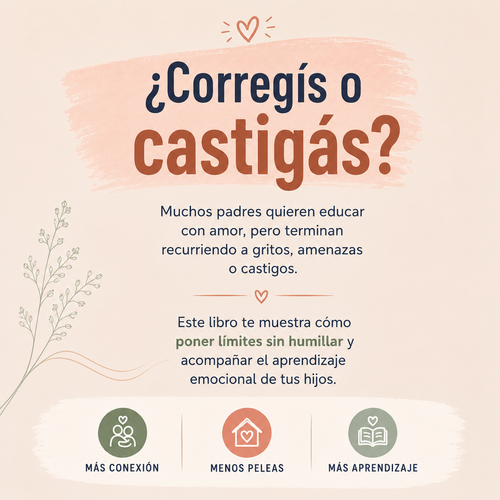 Acompañar sin castigar: Acompañando el aprendizaje emocional de tus hijos