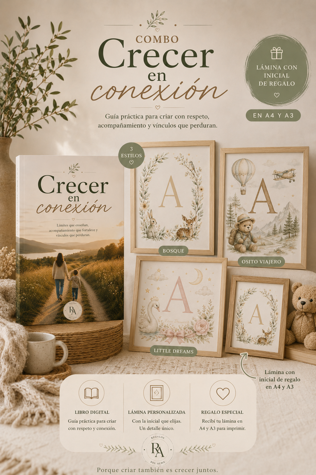 Combo Crecer en Conexión + Lámina Personalizada de Regalo