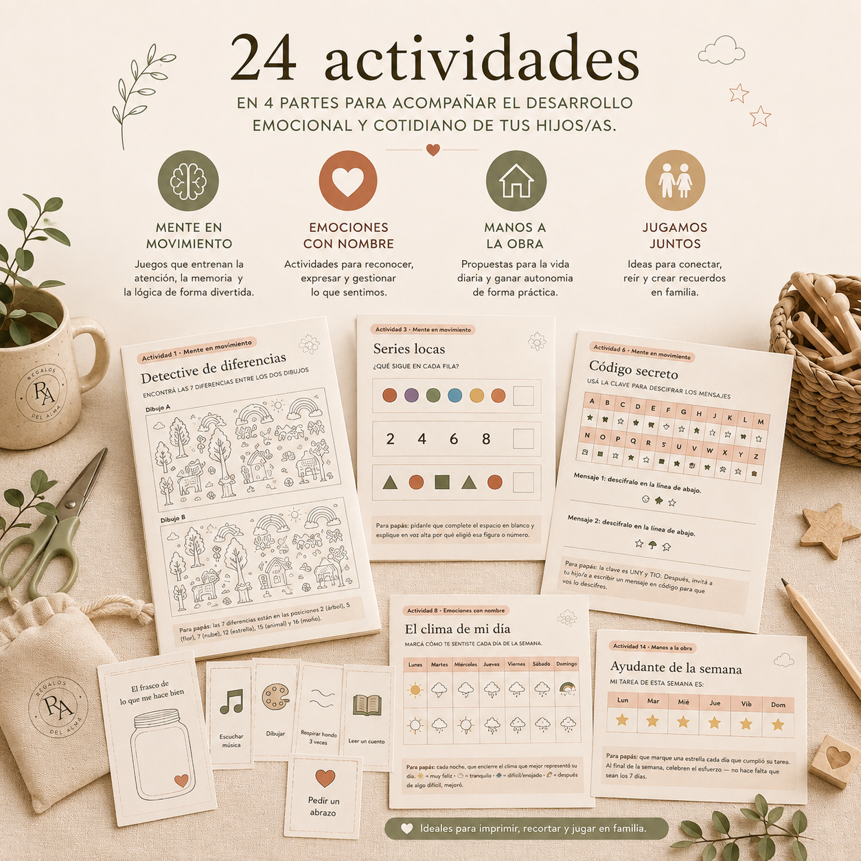 Curiosos y Felices: actividades para aprender jugando (6 a 8 años)