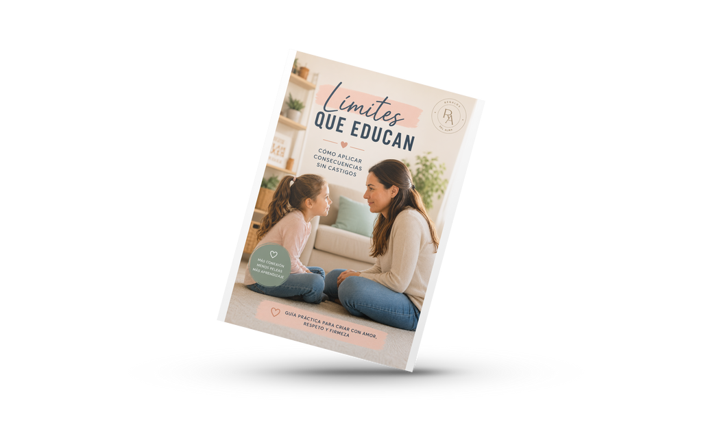 Límites que educan: Cómo aplicar consecuencias sin castigos + Regalo: Pack de herramientas prácticas (checklist, ficha por edades, registro semanal y tarjetas de frases), listas para imprimir