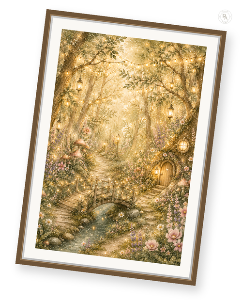 Bosque Encantado: 7 láminas para imprimir en A4 y A3 — Decorá el cuarto con magia y ternura